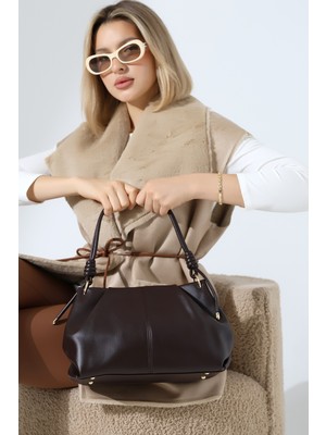 BALANZ Kahverengi Kadın Çanta Omuz ve Kol Çantası