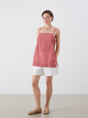 Lc Waikiki Yeni Sezon Loose Fit Ajurlu Brode Kadın Şort