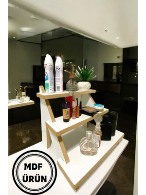 UltraMint Pratik Masa Düzenleyici, Tezgah Üstü Üç Raflı Organizer Banyo & Mutfak