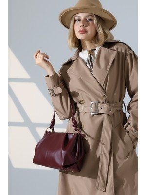 BALANZ Bordo Kadın Çanta Omuz ve Kol Çantası