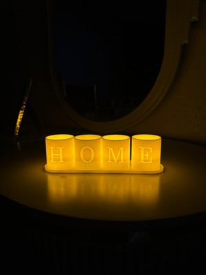 Todekora Home Tealight Mumluk Seti (4’lü) – Minimal Dekoratif Mumluk