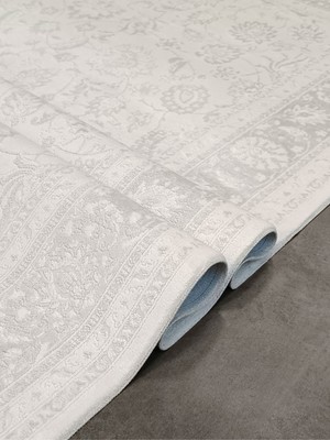 Woolen Halı Delüxe Viscon Akrilik Salon Halısı 6504 Gri