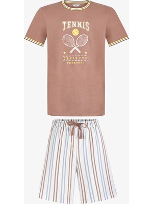 Penti Erkek Renkli Rust Retreat Pijama Takımı