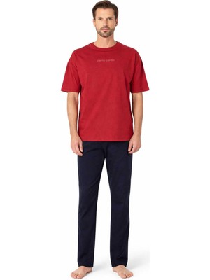 Pierre Cardin Oversıze Penye Kısakol Pijama Takım-P.60.86