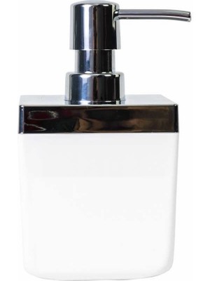 Braventa Collection Toskana Sıvı Sabunluk-Beyaz M-SA01-01