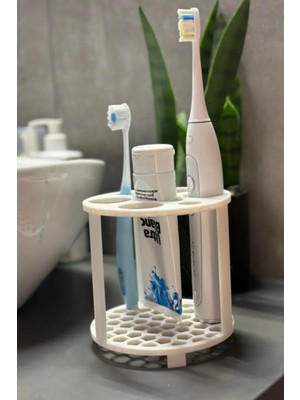 UltraMint Pratik Diş Fırçası Standı ve Organizeri, Banyo Düzenleyici