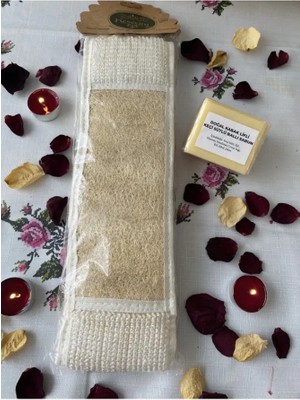 Fırsatkolik Uzun Sırt Kabak Lifi ve Keçi Sütlü Doğal Sabun Lifli