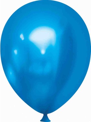 Hbk 11 Inç Krom Mavi Balon