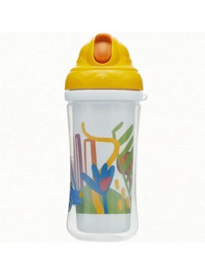 BabyTime 3 Adet Bebedor Isı Yalıtımlı Pipetli Alıştırma Bardağı 270 ml