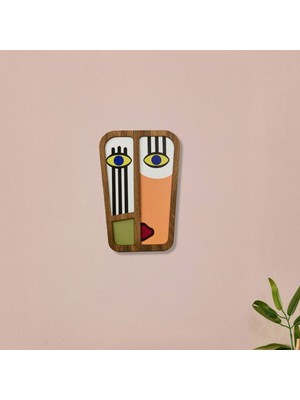 Matmel Deco Mask Duvar Panosu - Somon - 15 cm