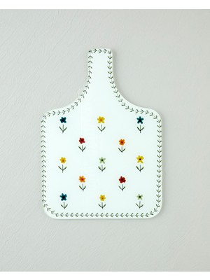 English Home Arnie Cam Kesme Tahtası 24,5x34,5 cm Renkli