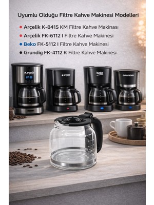 Arçelik K 8415 Km Filtre Kahve Makinası Potu Demliği