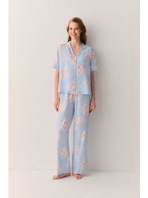 Suwen Freya Gömlek Yaka Pijama Takımı