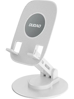 Güvenli Sepet F17S  Masaüstü Telefon Tutucu Döner Tabanı Alüminyum Paslanmaz Çelik Katlanabilir