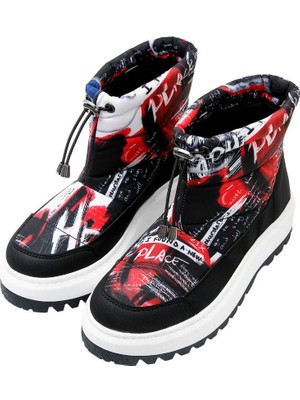 Dogo Kadın Vegan Siyah Uzun Bot - What Do U Want Tasarım