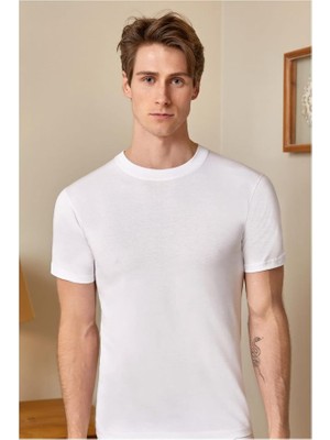 Kit Iç Giyim Berrak 6'lı Sıfır Yaka Erkek Fanila - Atlet