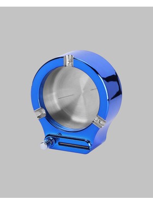 Yuvarlak Metal Küllük Çakmak Entegreli Dayanıklı Yapı - Lisinya