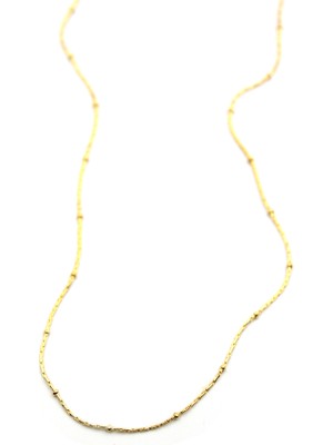 Royaleks Boncuklu Zincir Kolye - Altın