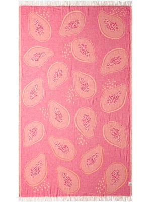 Barine Papaya Jakarlı Peştemal Pembe, Taşıma Çantalı