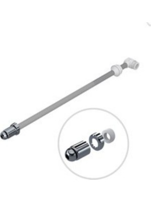 Karpa Taharet Çubuğu, Uzun, Sivri Uç, Pvc, Krom Uç