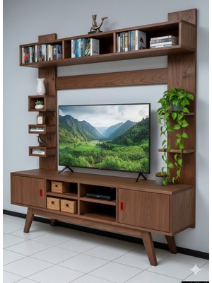 Hikioe Masif Ahşap Tv Ünitesi