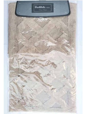 UltraMint Klozet Takımı Tufting Lima K.beji 60X100, Şık ve Fonksiyonel Tasarım