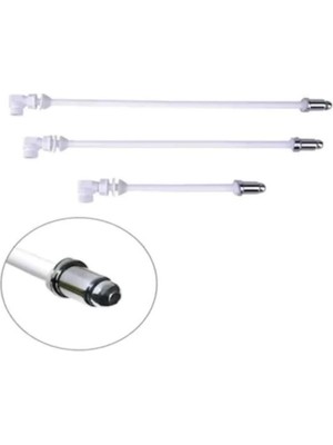 Karpa Taharet Çubuğu, Kısa, Sivri Uç, Pvc, Krom Uç