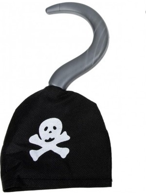 Fırsatkolik Korsan Kancası Kumaş Arma Baskılı