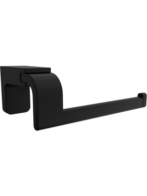 UltraMint Şık Siyah Paslanmaz Duvara Monte Banyo Kağıtlık, Modern ve Dayanıklı Tasarım