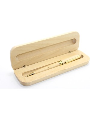 Fırsatkolik Ahşap Kutulu Tükenmez Kalem Model 1