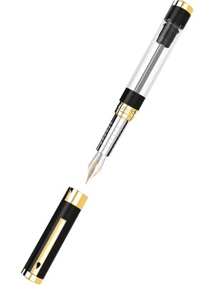 Diplomat Nexus Demo Siyah-Altın Dolma Kalem - F Uç D40553013