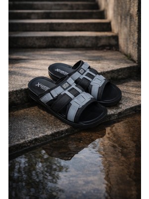 Behtah Kundura Nubuk Erkek Yazlık Kalın Topuklu Tank Sokak Terliği Ev Terliği