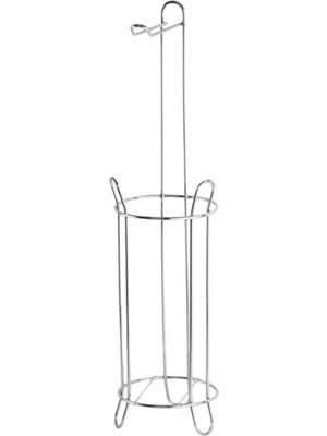 UltraMint Paslanmaz Ayaklı Yedekli Tuvalet Kağıtlık, Şık ve Dayanıklı Tasarım