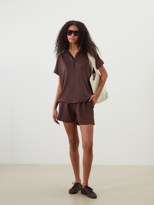 Lc Waikiki Yeni Sezon Beli Lastikli Kadın Şort