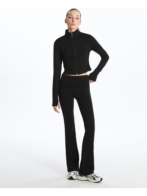 Lc Waikiki Yeni Sezon Beli Lastikli Ispanyol Paça Kadın Spor Tayt