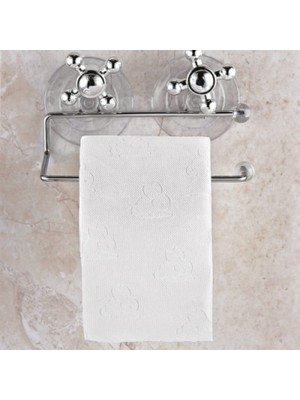 UltraMint Pratik ve Şık Wc Kağıtlık Vantuzlu, Kolay Montajlı, Hijyenik Kullanım