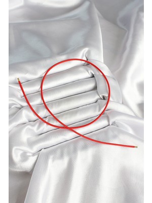 Mıknatıslı Kırmızı Renk Sarmal Kadın Bileklik - Lisinya