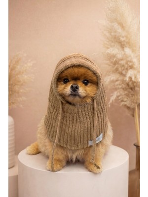 Bahels Dog Triko Örgü Balaclava Bere Şapka