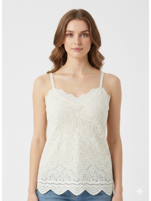 On Triko Askılı Bluz 70495