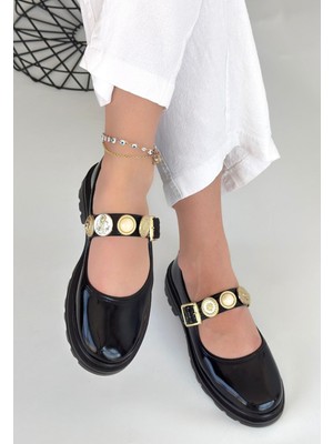 Okira Siyah Rugan Oxford Ayakkabı - Lisinya