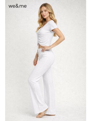 We&me Kadın Likralı Bürümcük Takım – Esnek Kumaş, Rahat Kalıp, Günlük & Şık