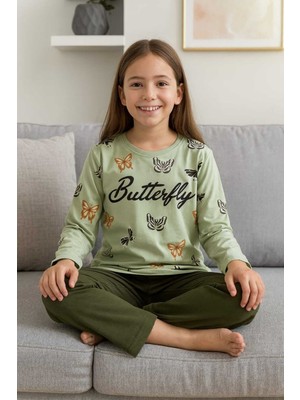 Tenra Kız Çocuk Pijama Takımı %100 Pamuk