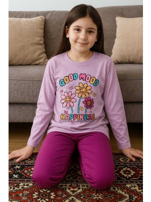 Tenra Kız Çocuk Pijama Takımı %100 Pamuk