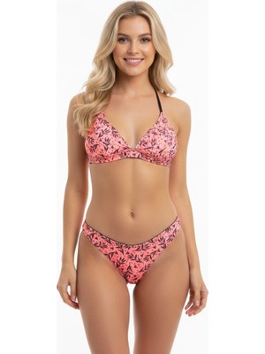 Bonbon Kadın Balensiz Desteksiz Üçgen Bralet Sütyen ve String Külot 2'li Takım BB2262