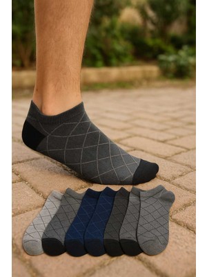 Tenra Kokulu Erkek Çorap 3 Adet Karışık Renk Pamuklu