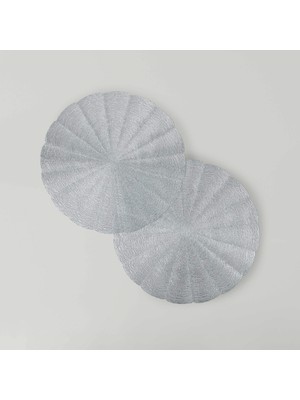 Linens Calla 2'li 38 cm Amerikan Servisi Gümüş