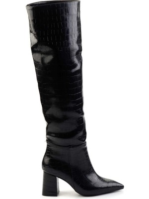 Bambi Siyah  Kadın Çizme K03667232511