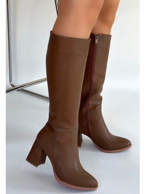 Morena Vizon Cilt Bejtopuklu Çizme - Lisinya