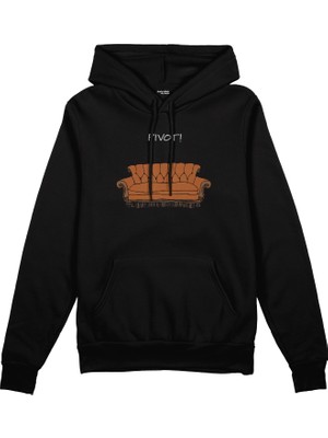 The Lucid Lab Pivot! / Friends Oversize Hoodie - Siyah