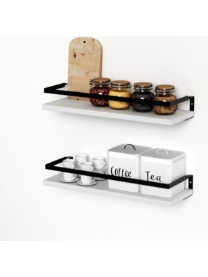 UltraMint Metal Çerçeveli Çok Amaçlı Duvar Rafı, Şık ve Dayanıklı Tasarım